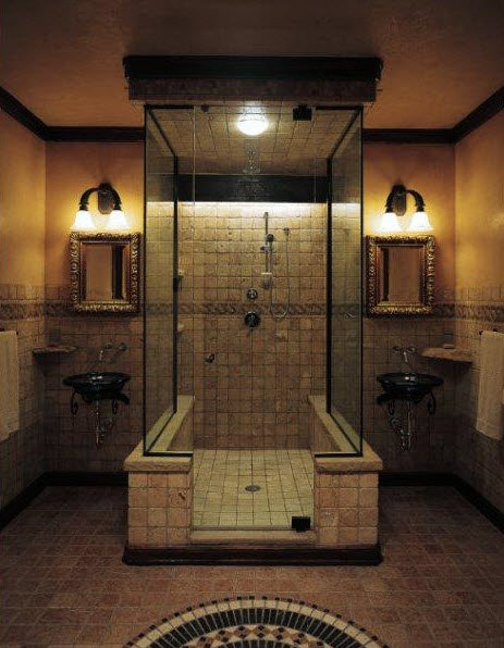 Framless Shower by: East Whitter Glass & Mirror / http://eastwhittierglass.net