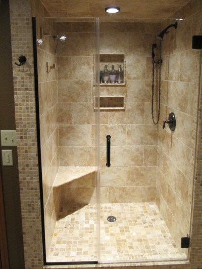 Frameless Shower by: Donovan Mirror and Glass / dmgglass.com